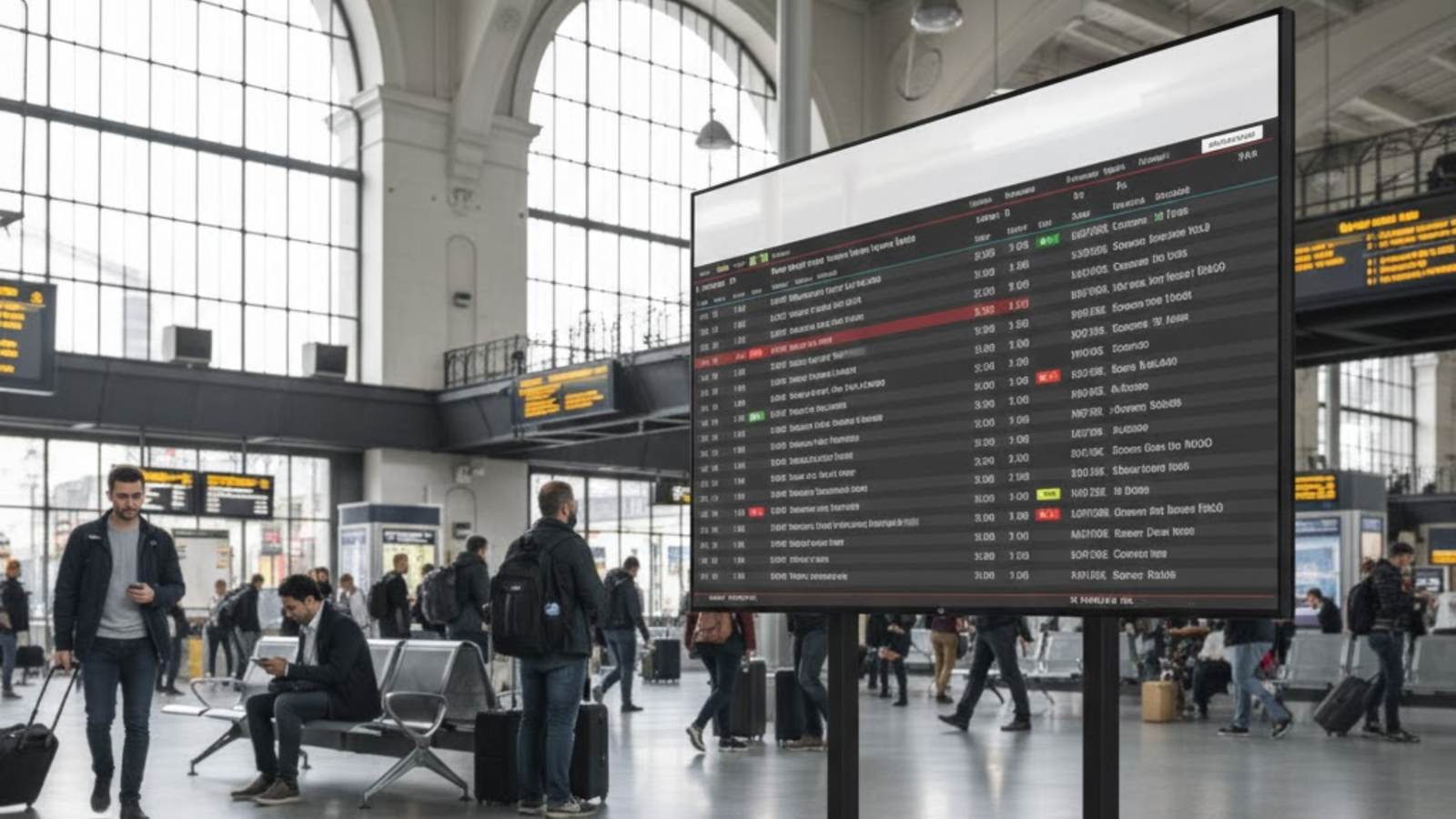 Transportation Hub Displays